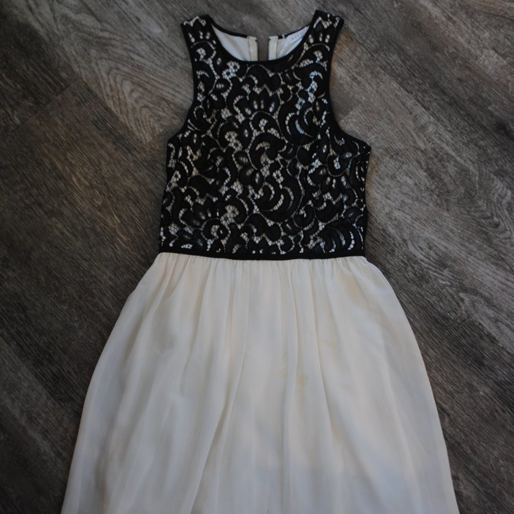 Black and White Dress